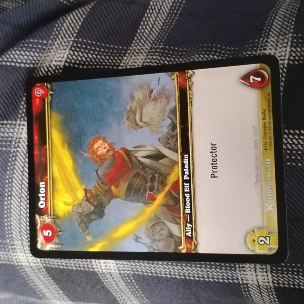 World of Warcraft: Drums "ORION" #187/268 Trading Card